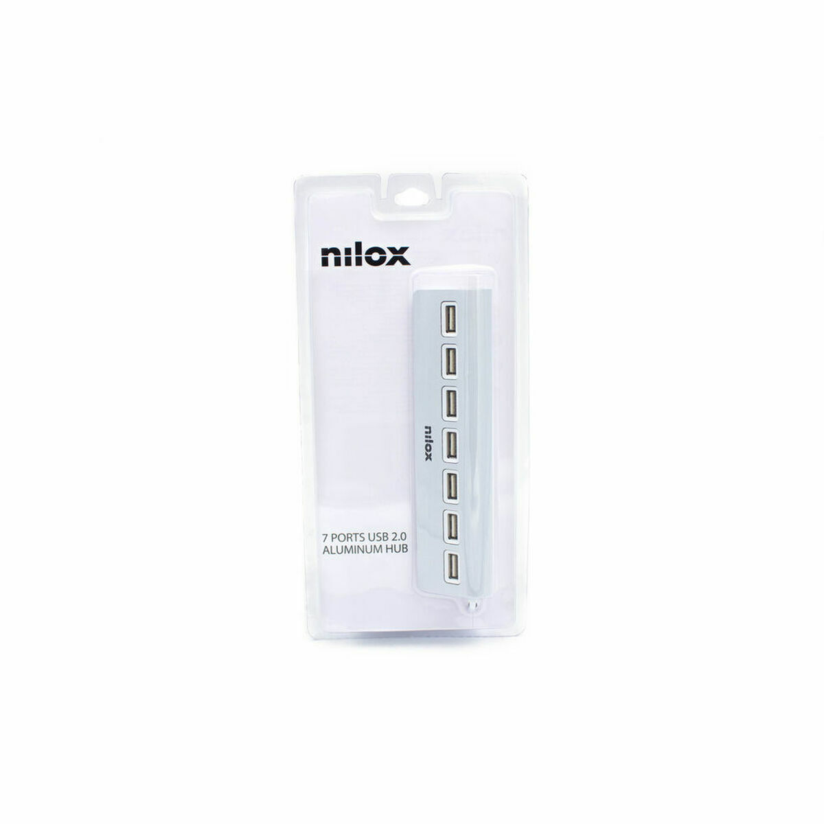 USB-jaotur Nilox NXHU7ALU2 Must Hall